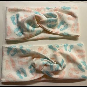 Baby Feet Twist Headband | L&D Nurse | Mother/Baby Nurse